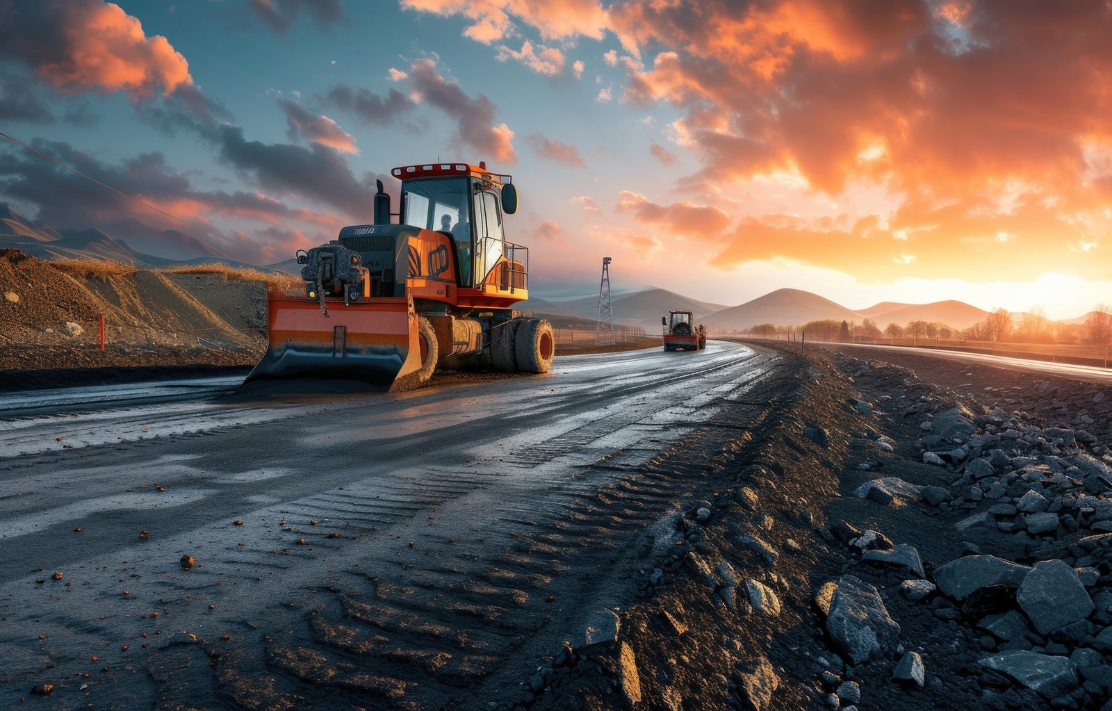 Machines de chantier du Groupe Amorovi